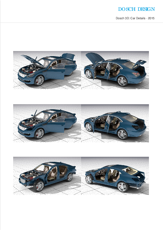 3 D Model Blue Car Details2015 PNG image