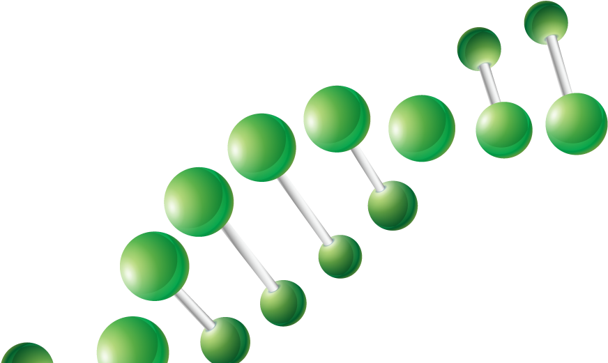 3 D Molecular Structure Illustration PNG image