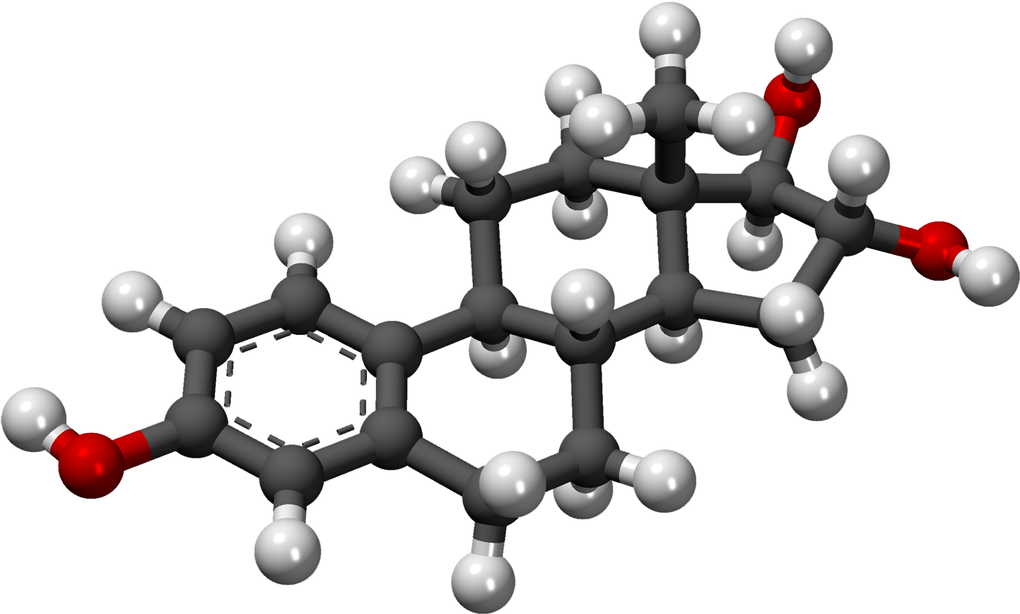 3 D Molecule Structure Aspirin PNG image