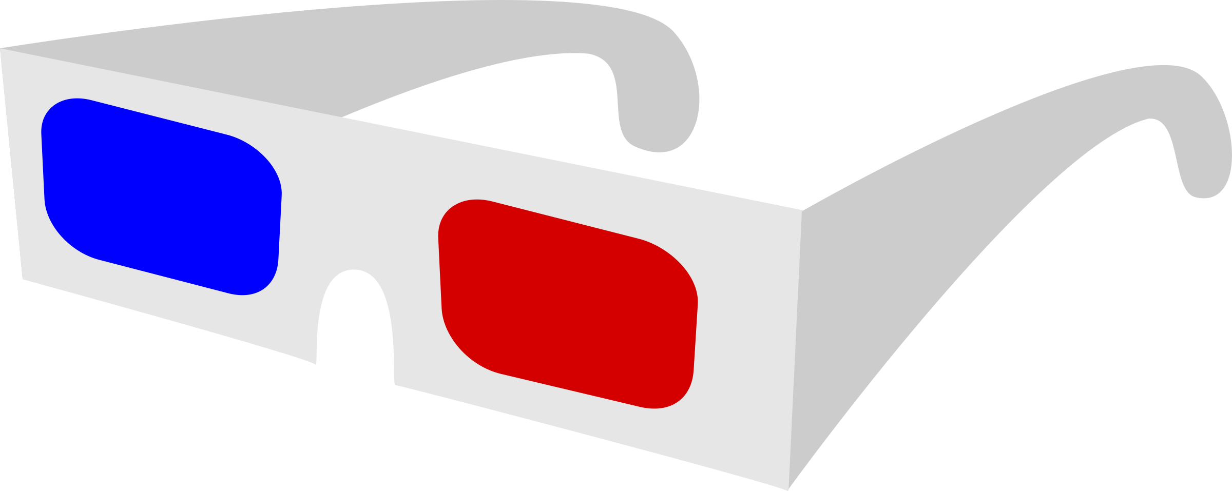 3 D Movie Glasses Vector PNG image