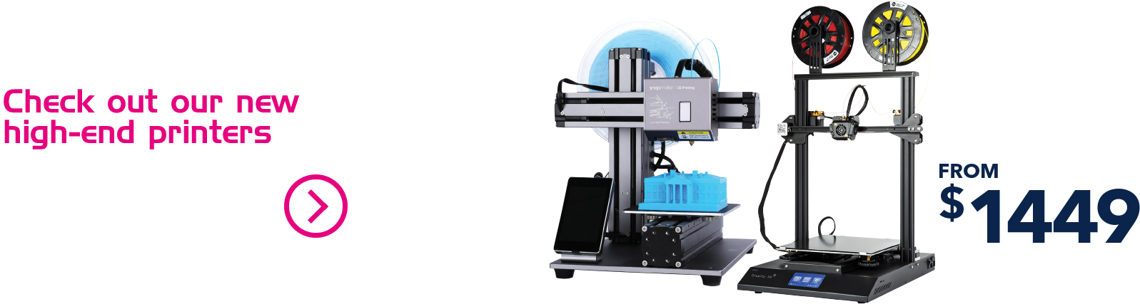 3 D Printer Workbench Essentials Ad Banner PNG image