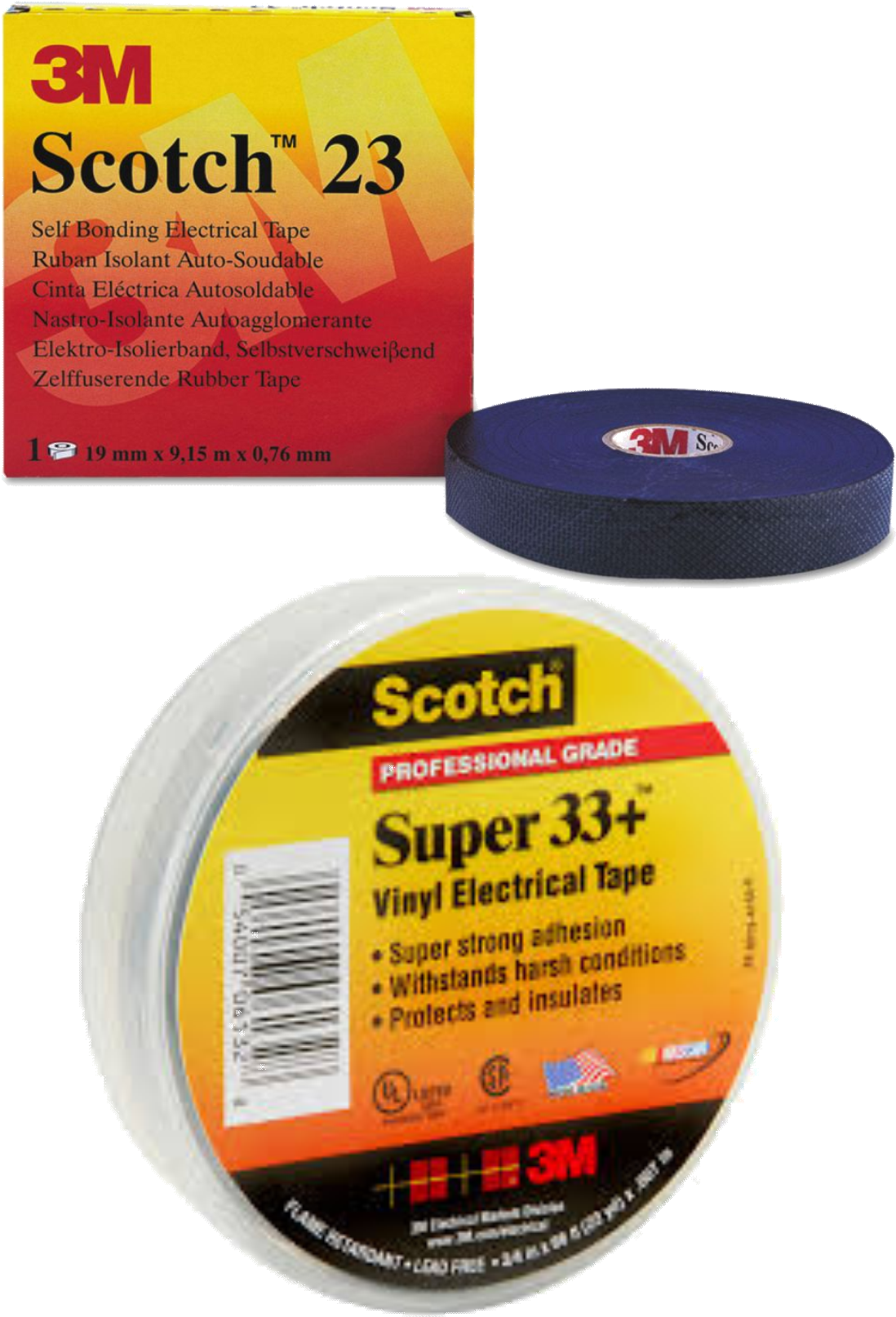 3 M Scotch Electrical Tapes PNG image