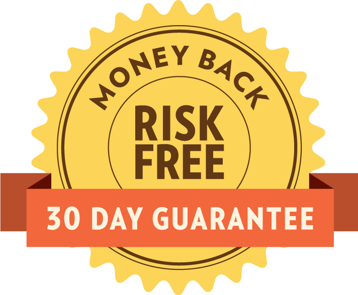 30 Day Money Back Guarantee Seal PNG image