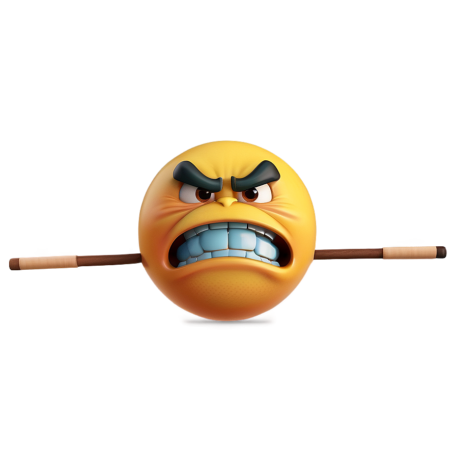 3d Angry Emoji Png 23 PNG image