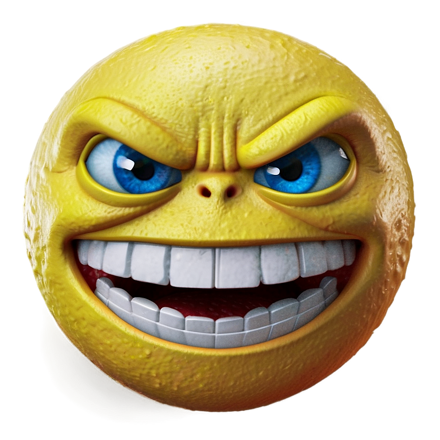 3d Angry Emoji Png Uop40 PNG image