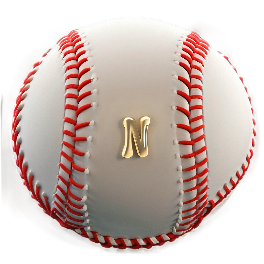 3d Baseball Stitching Effect Png Cgw PNG image