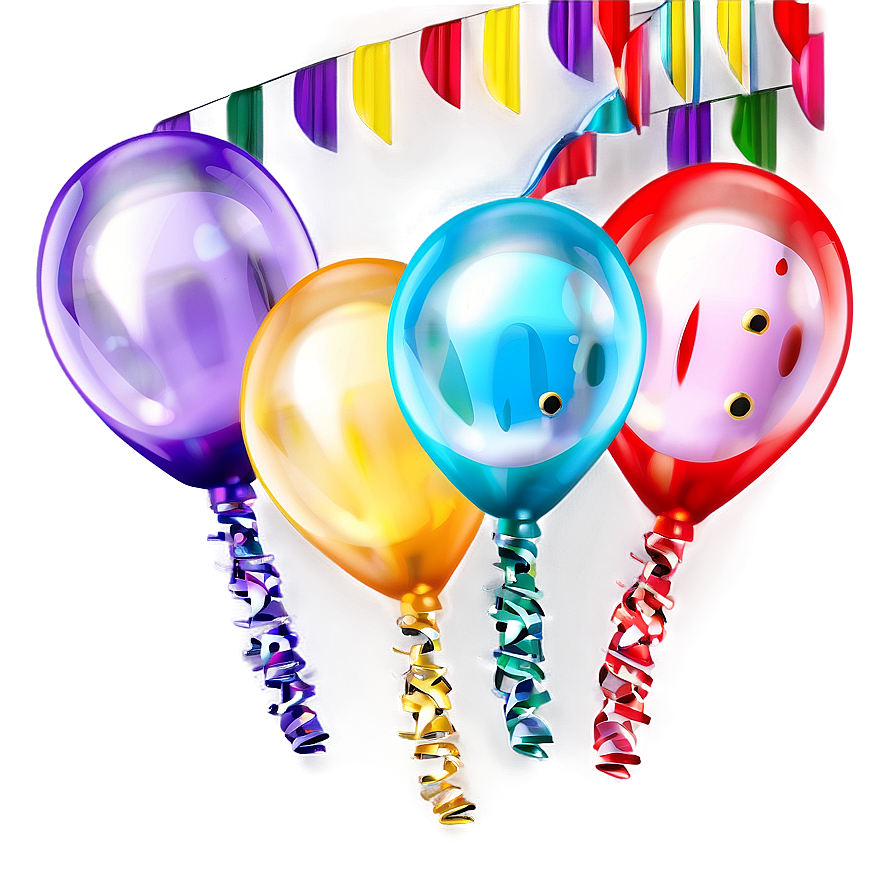 3d Birthday Balloon Png Pnc46 PNG image