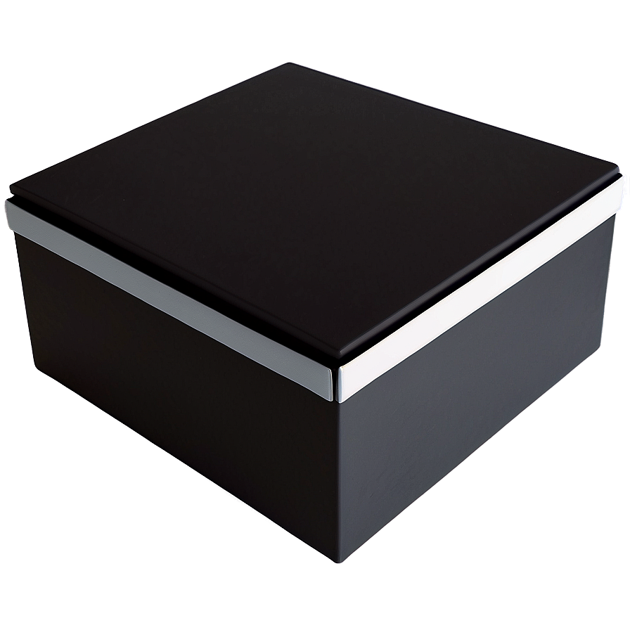 3d Black Box Png 27 PNG image