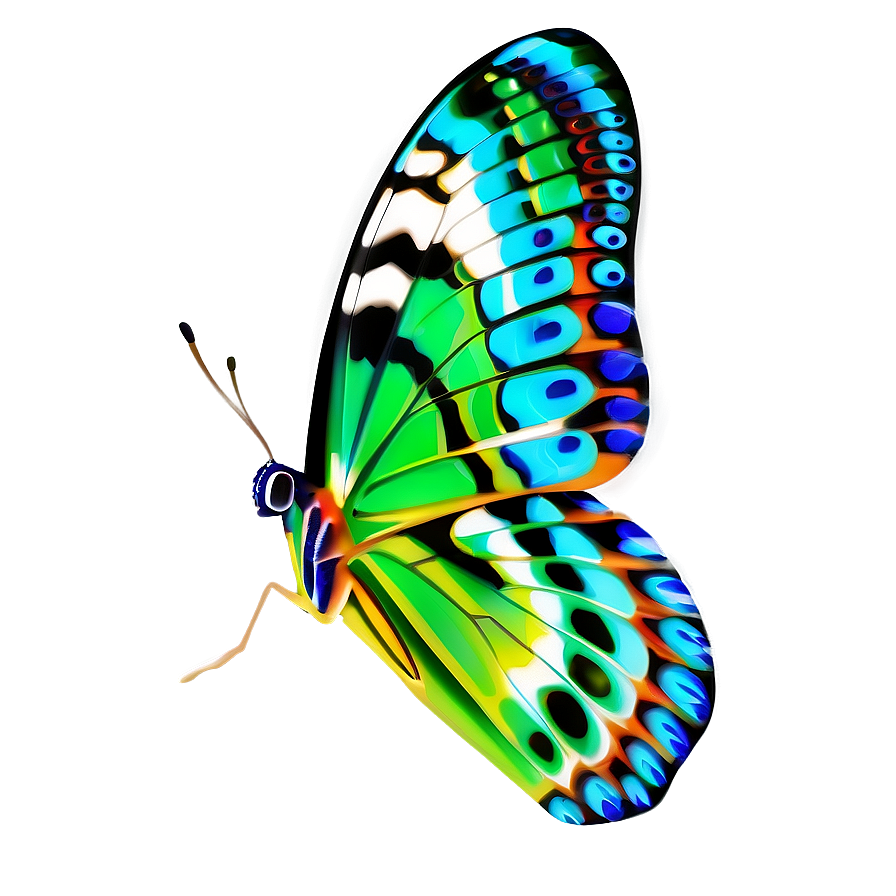 3d Butterfly B PNG image