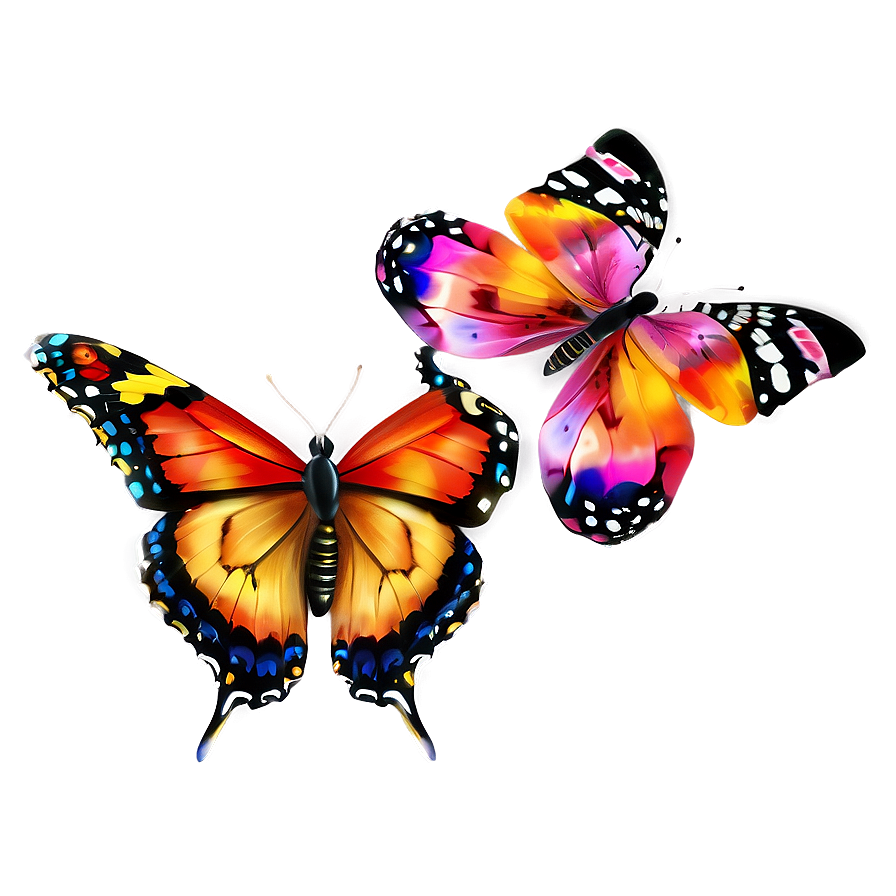 3d Butterfly C PNG image