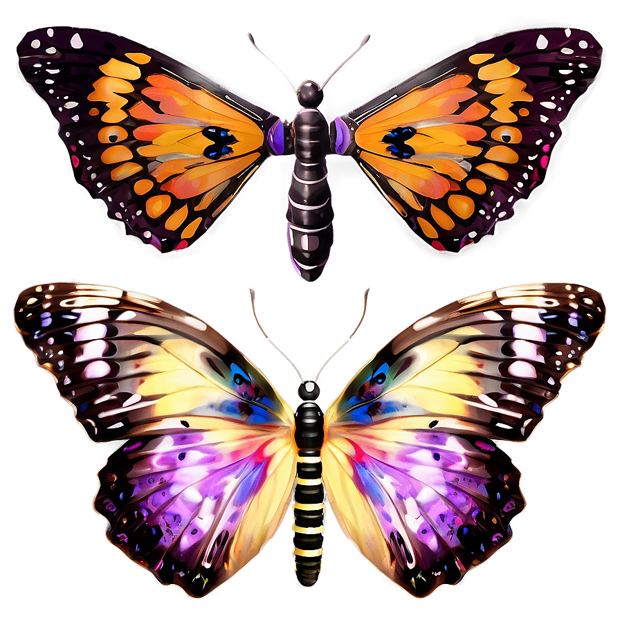 3d Butterfly Model Png 04292024 PNG image