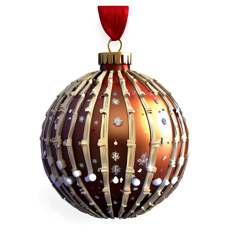 3d Christmas Ornaments Png Gge PNG image