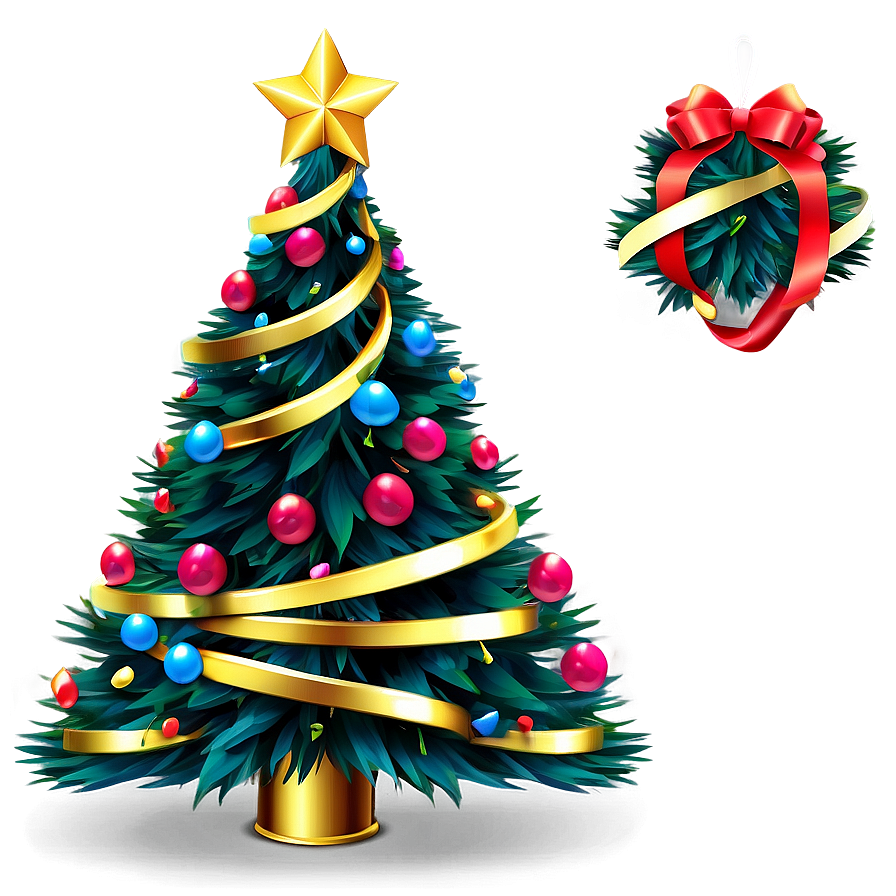 3d Christmas Tree Star Png 06282024 PNG image