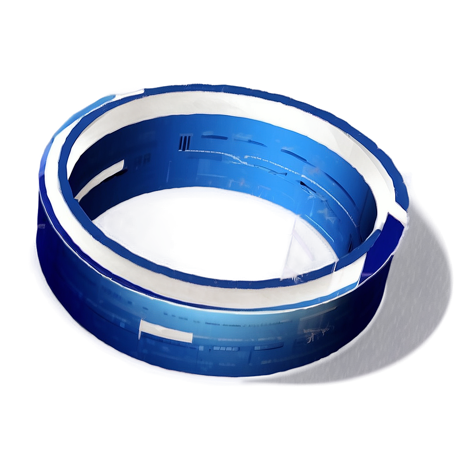 3d Circle Blueprint Style Png 94 PNG image