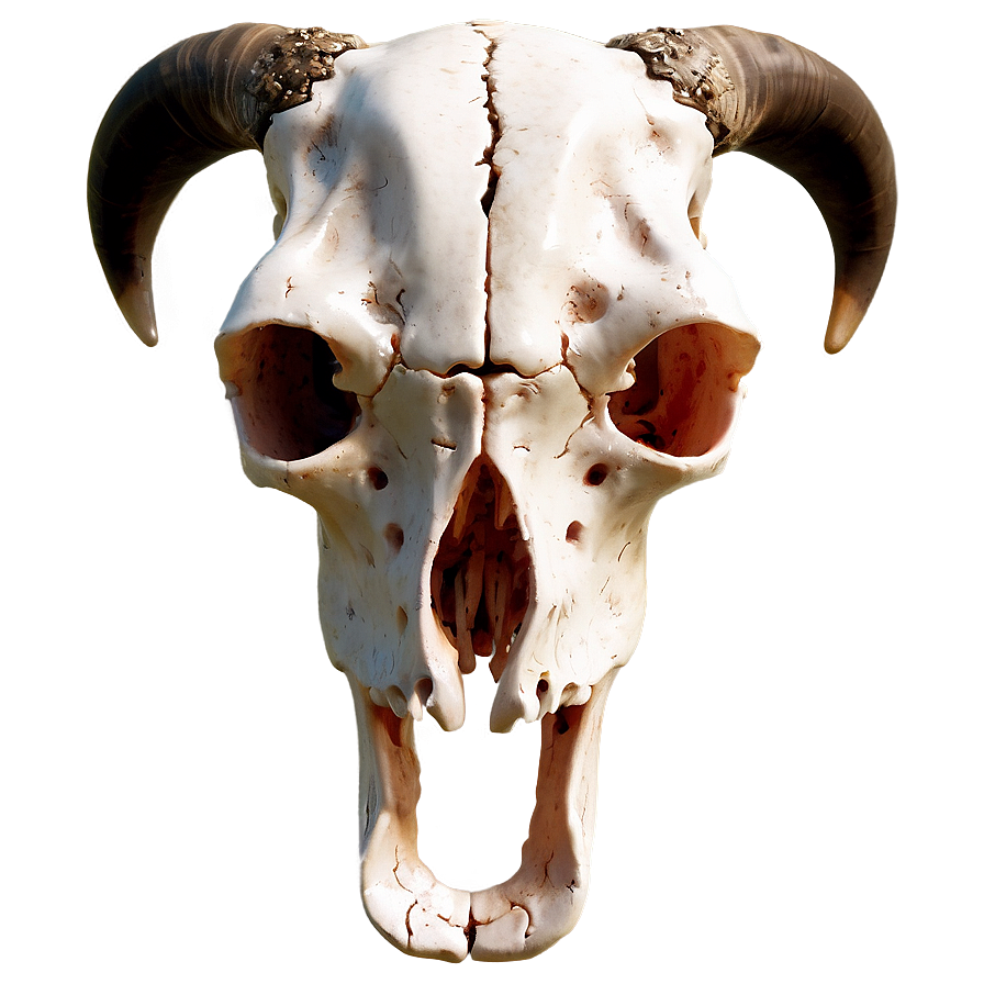 3d Cow Skull Model Png Cba86 PNG image