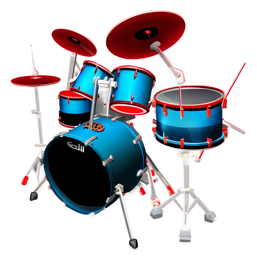 3d Drum Kit Png Ecy PNG image