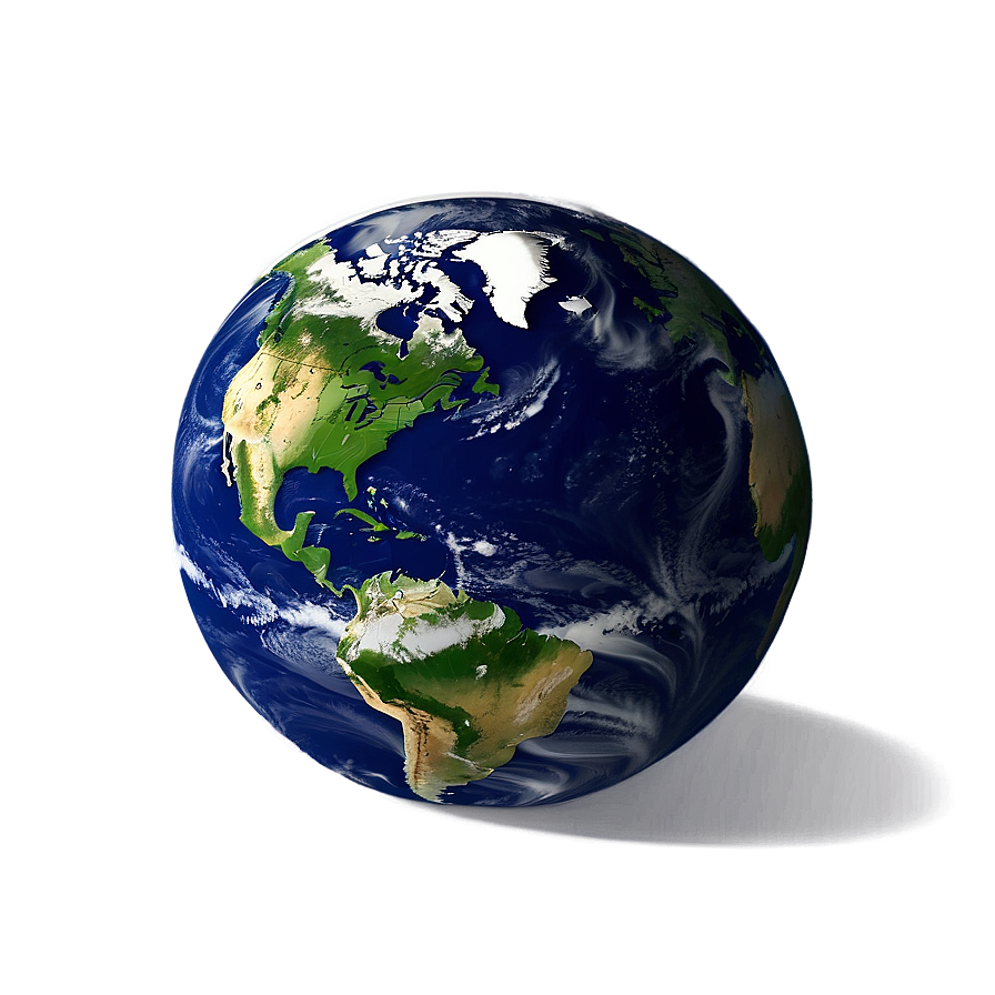 3d Earth Illustration Png 06292024 PNG image