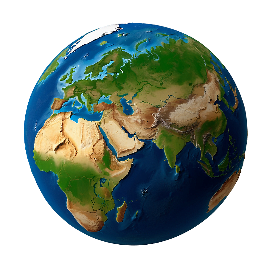 3d Earth Showing Continents Png Mwu32 PNG image