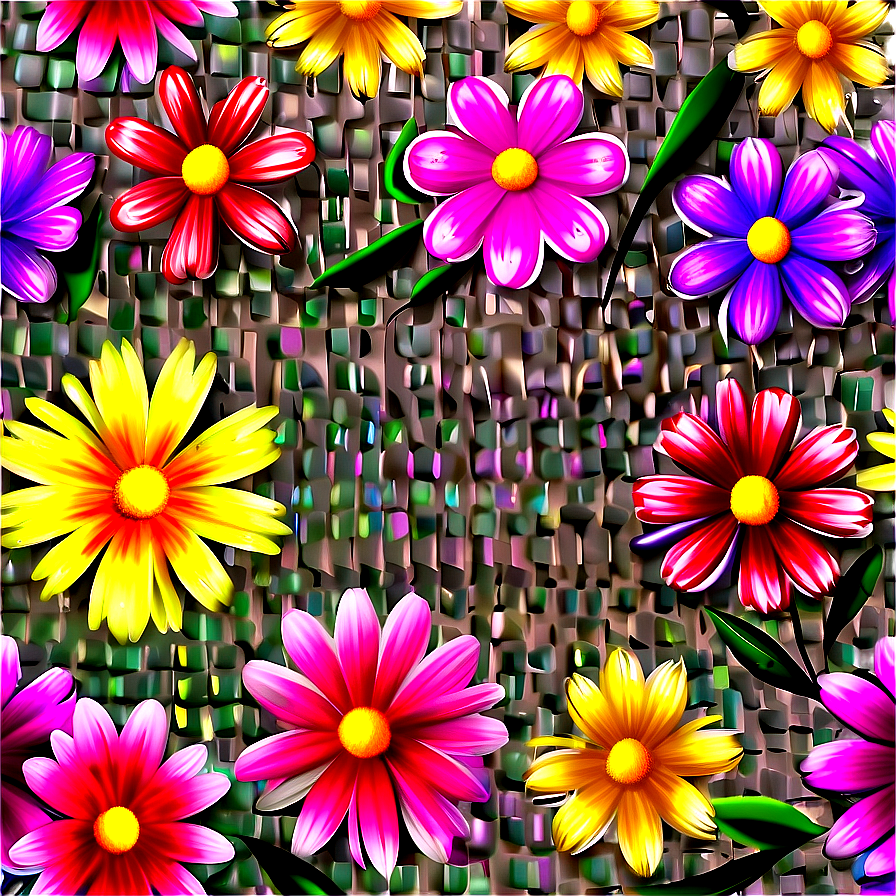 3d Floral Texture Png 06132024 PNG image