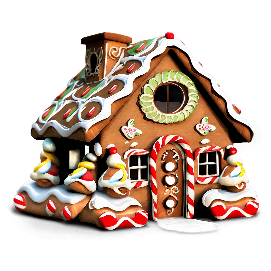 3d Gingerbread House Png 05212024 PNG image