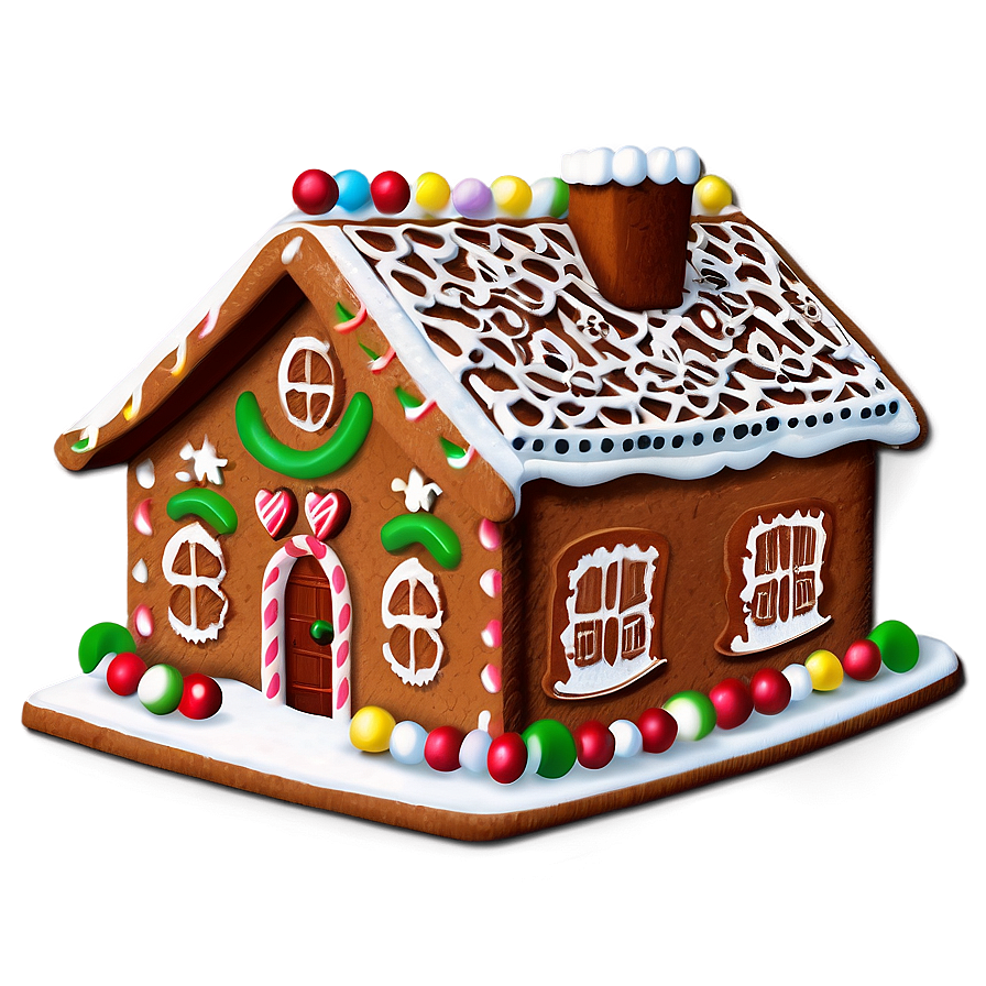 3d Gingerbread House Png 05212024 PNG image