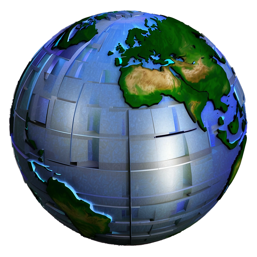 3d Globe Model Png 05042024 PNG image