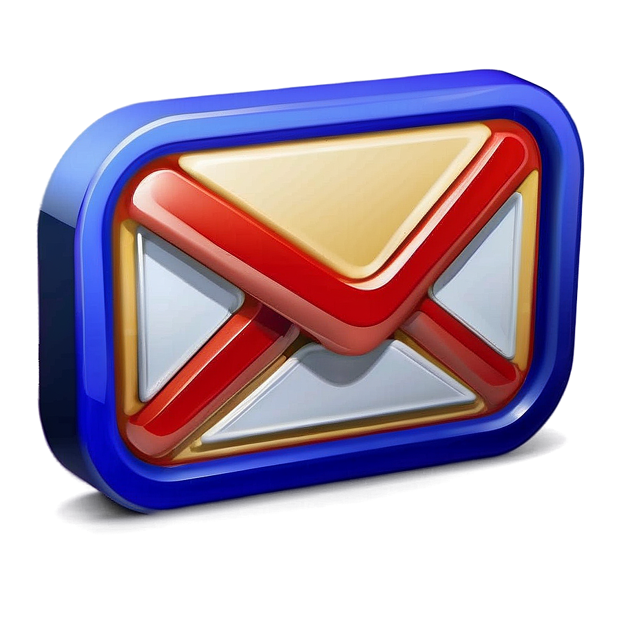 3d Gmail Logo Png 05252024 PNG image