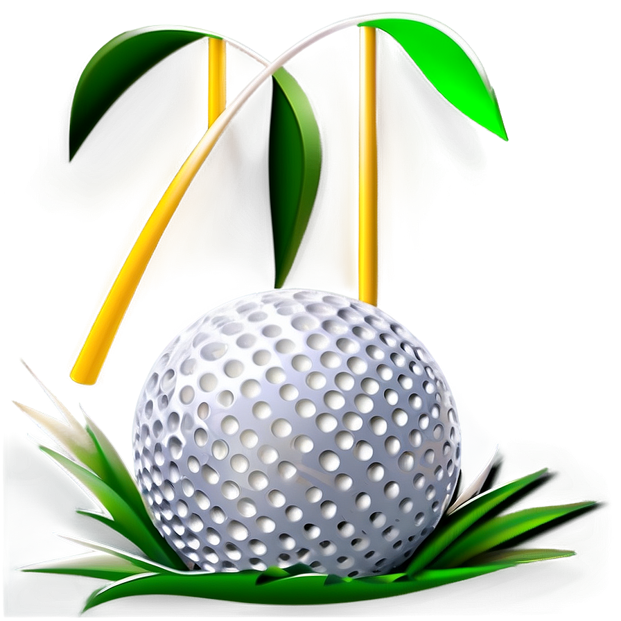 3d Golf Ball Png Ghn PNG image