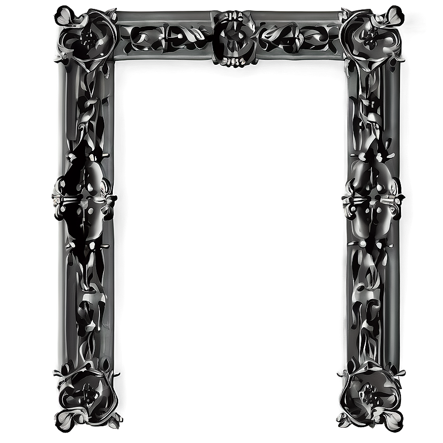 3d Gothic Frame Png 88 PNG image