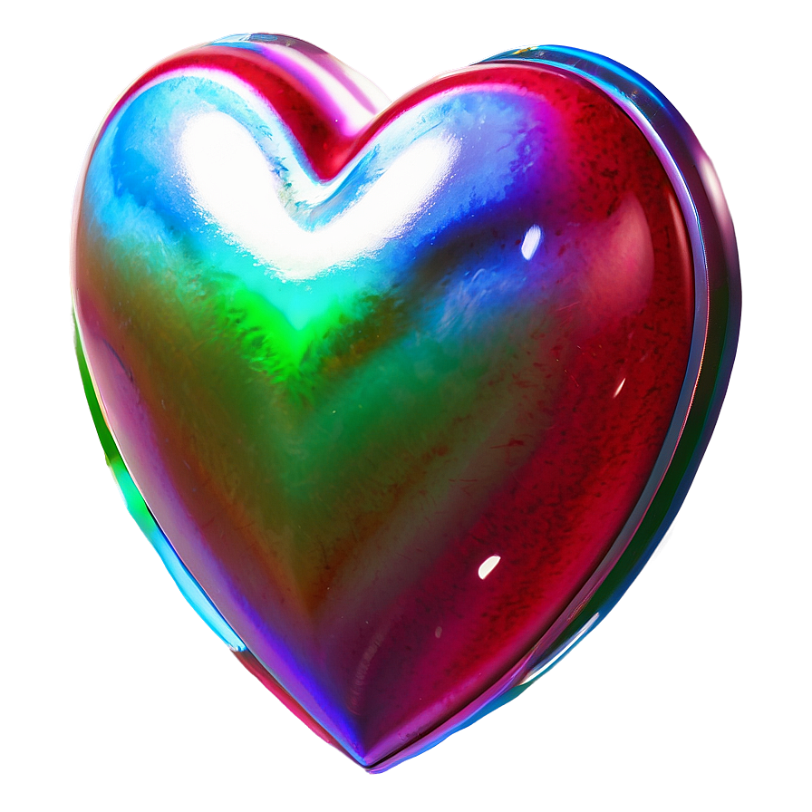 3d Heart Art Png 05252024 PNG image