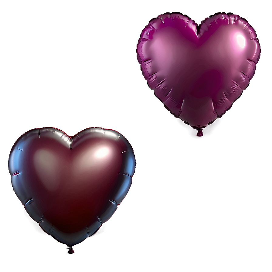 3d Heart Balloon Png Won PNG image