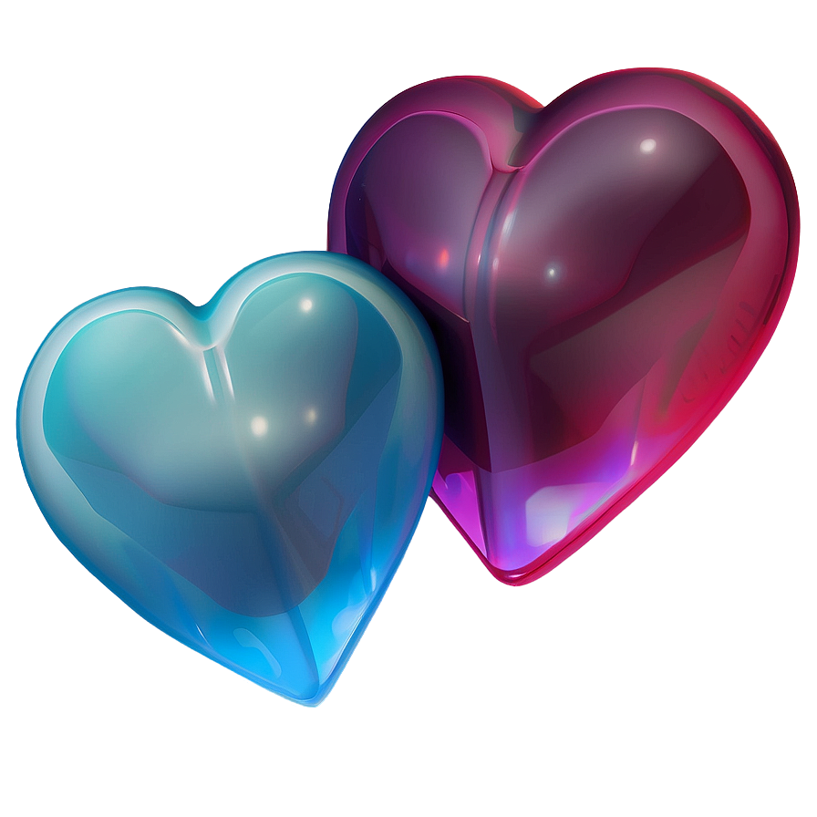 3d Heart Clipart Png Qif PNG image