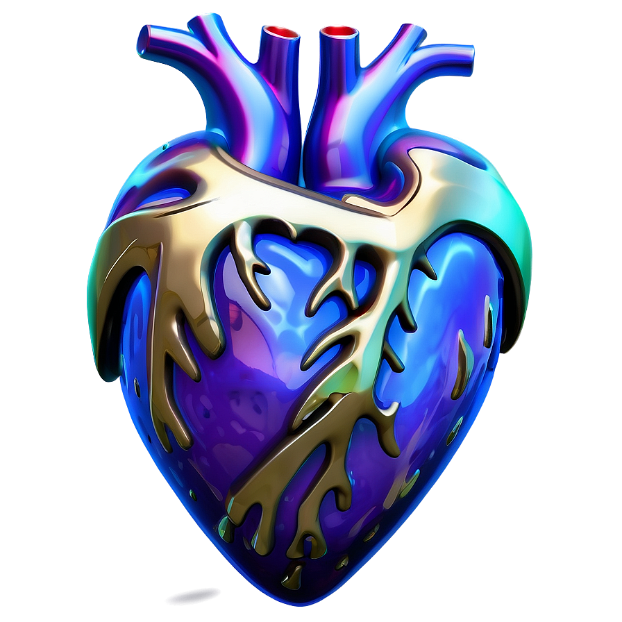 3d Heart Design Png 05252024 PNG image