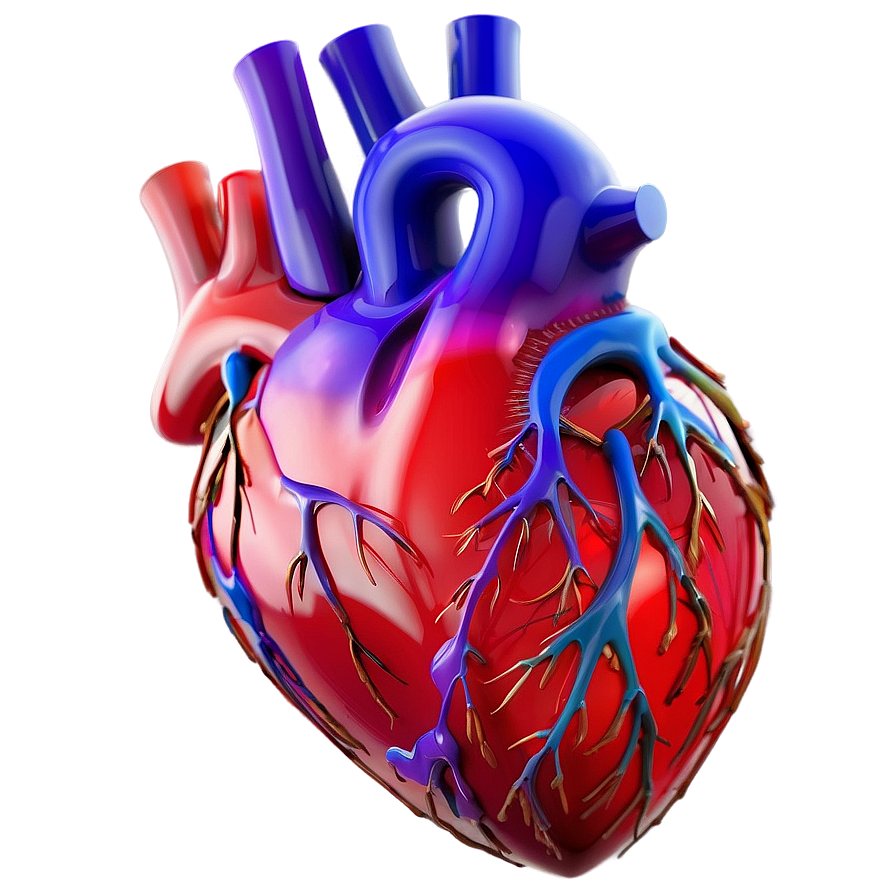 3d Heart Model Png A PNG image