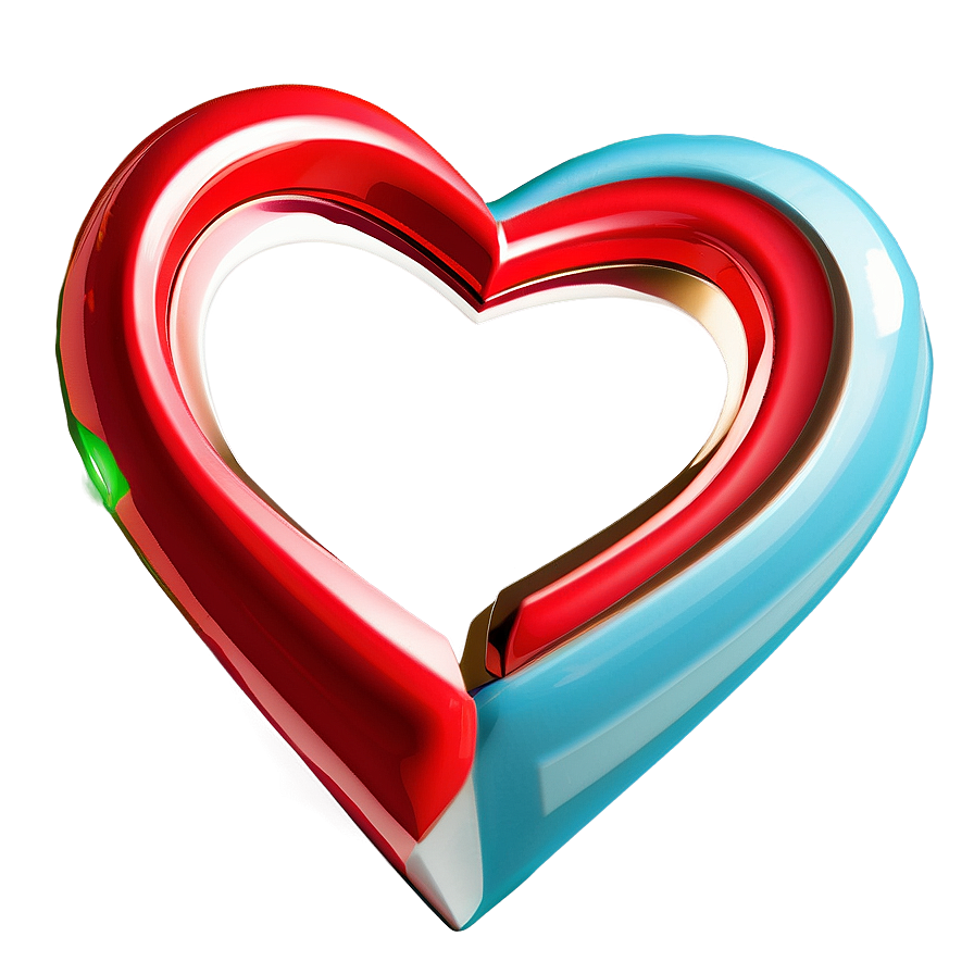 3d Hearts Png 25 PNG image