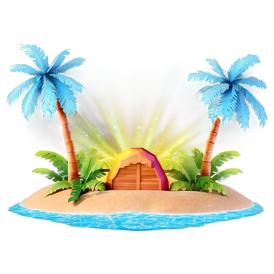 3d Island Paradise Png 05212024 PNG image