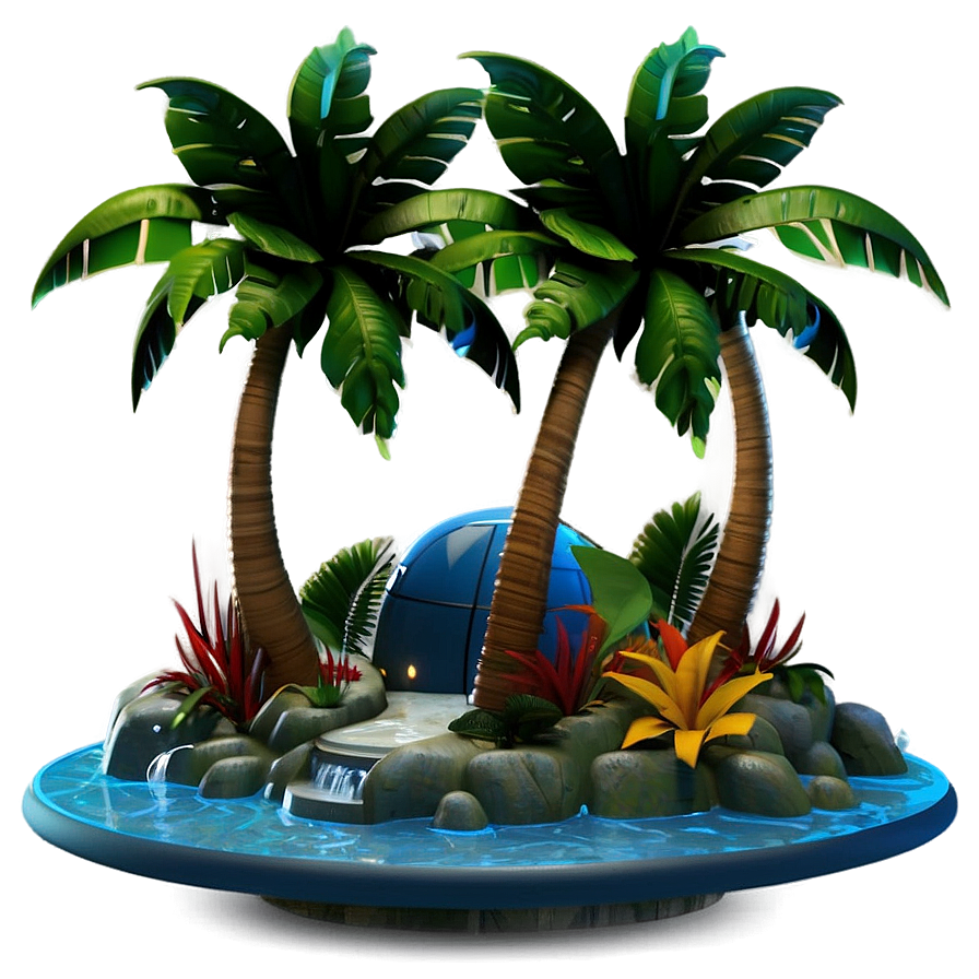 3d Island Paradise Png 97 PNG image