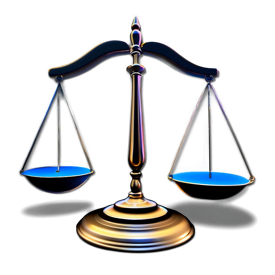 3d Justice Scale Png Mgl PNG image