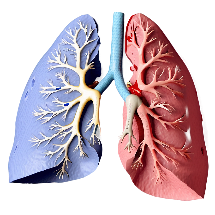 3d Lung Model Png 14 PNG image