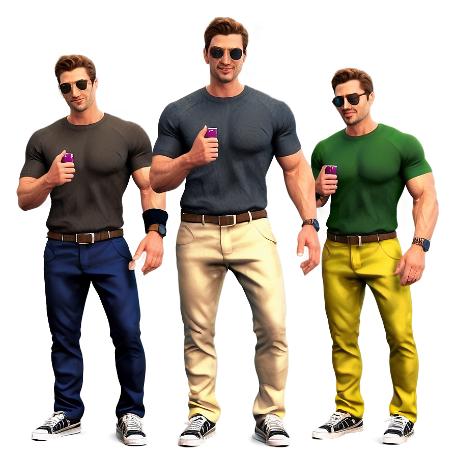 3d Man In Casual Clothes Png 06272024 PNG image