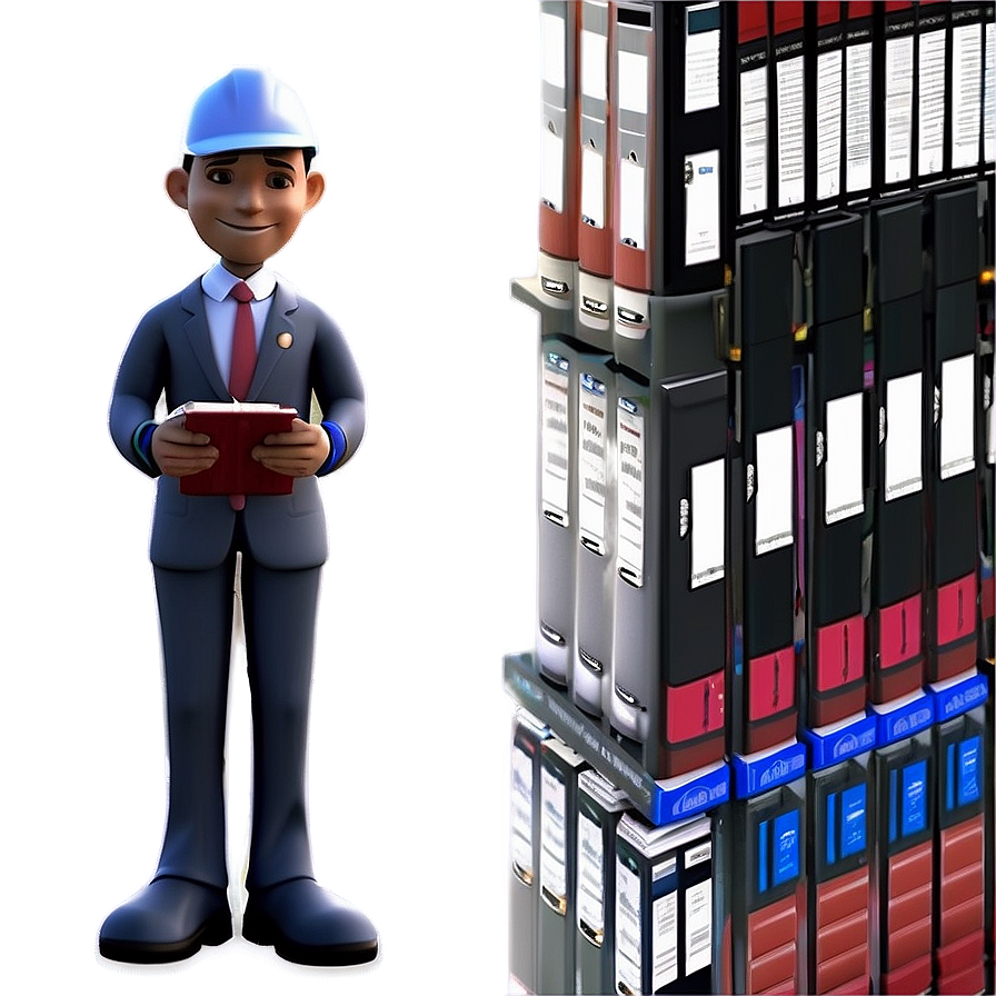 3d Man Office Worker Png 36 PNG image