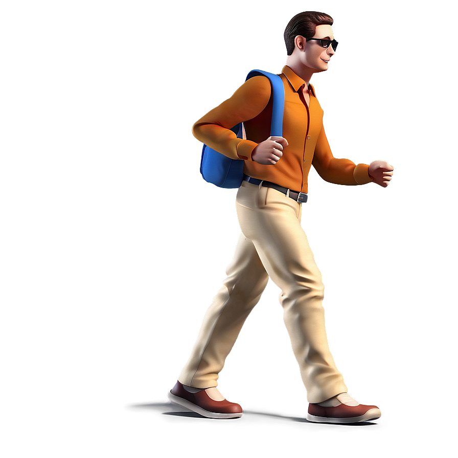 3d Man Walking Png 23 PNG image