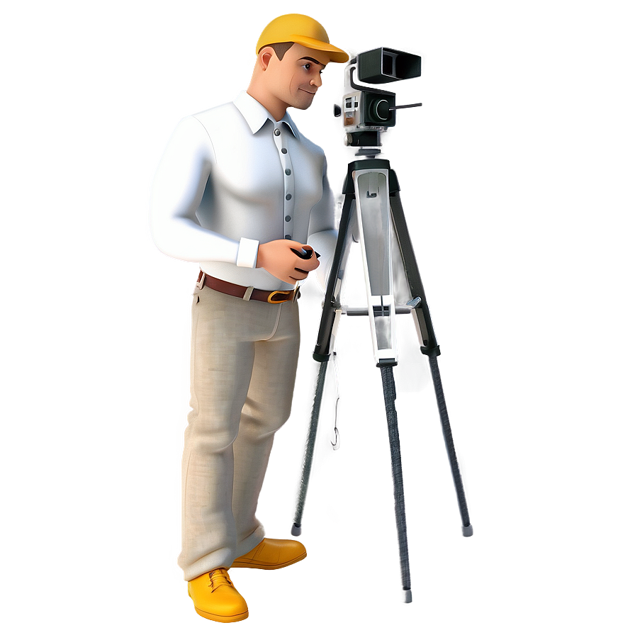 3d Man With Camera Png Wiy PNG image