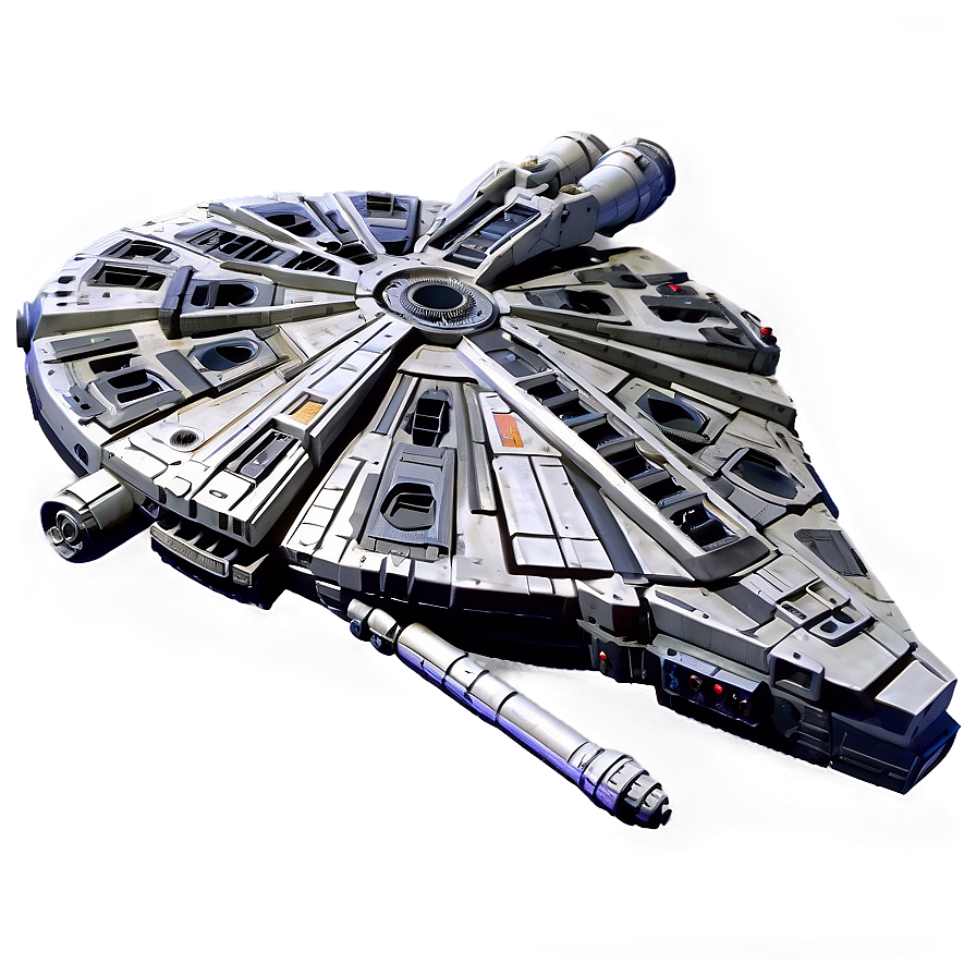 3d Millennium Falcon Png 06122024 PNG image