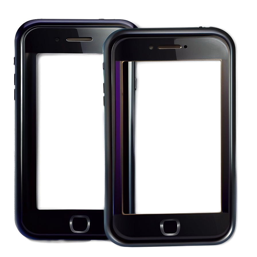 3d Mobile Phone Frame Png 7 PNG image