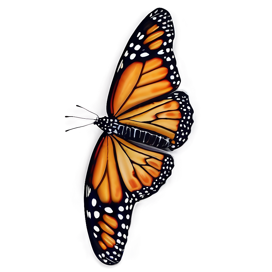 3d Monarch Butterfly Png Yfq99 PNG image