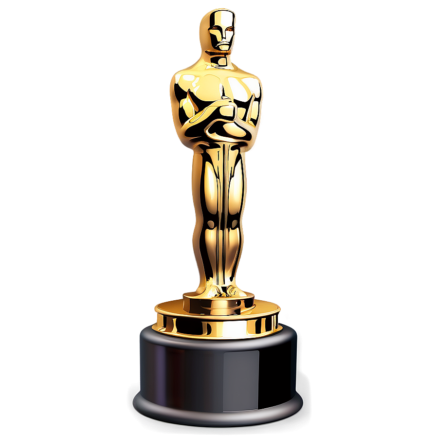 3d Oscar Award Png Chv87 PNG image