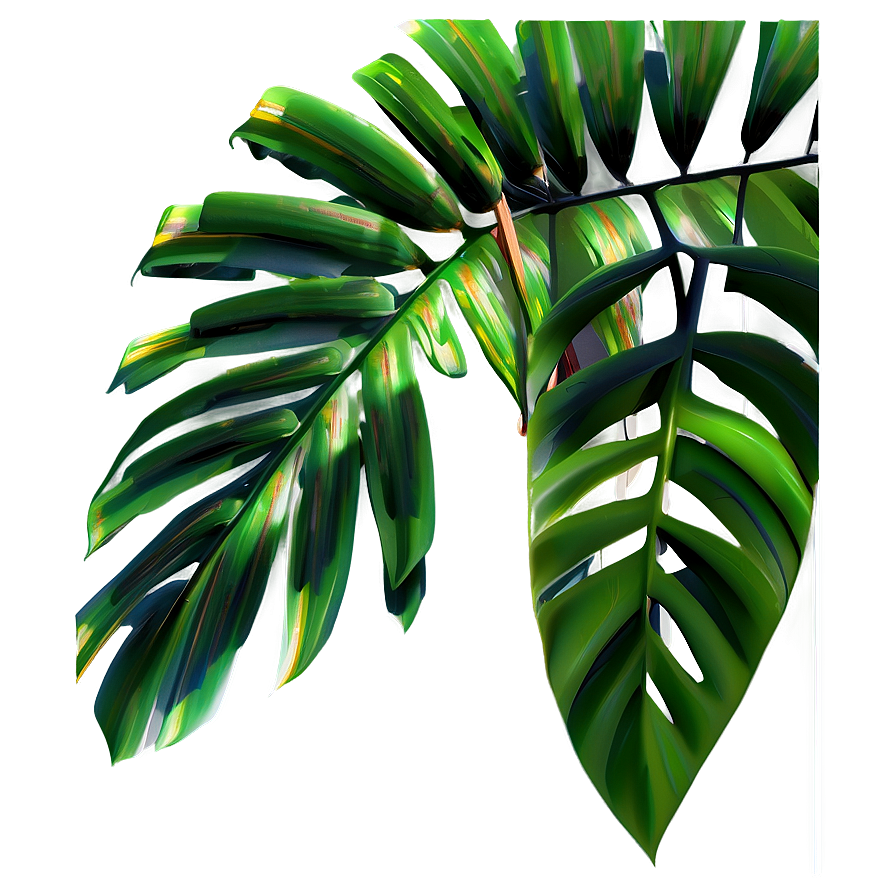 3d Palm Leaves Png 95 PNG image