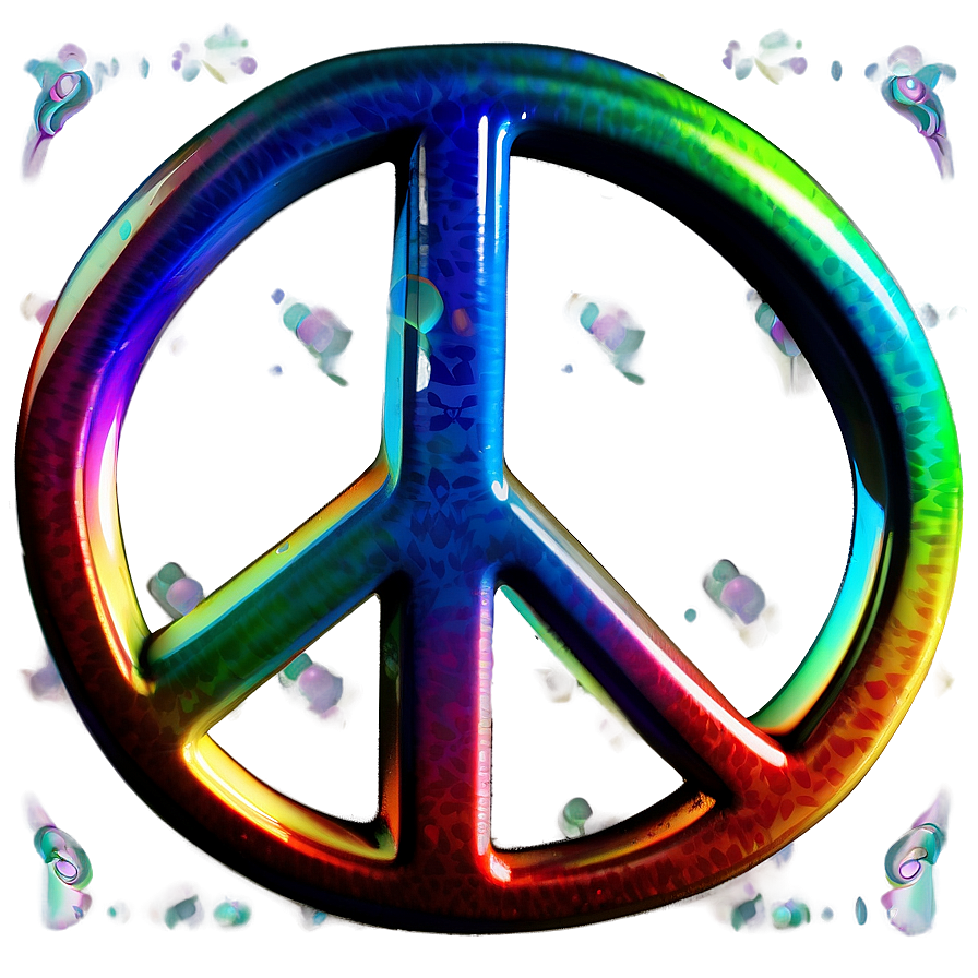 3d Peace Sign Png 05252024 PNG image