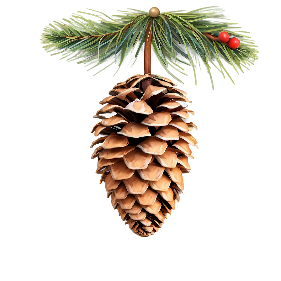 3d Pine Cone Png 06202024 PNG image